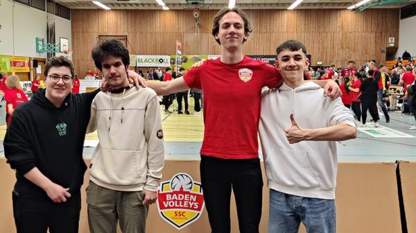 Volleyball-AG besucht Spiel des Erstliga-Aufsteigers Baden Volleys (SSC Karlsruhe)