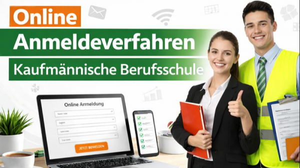 Online-Anmeldung der Kaufmännischen Berufsschule